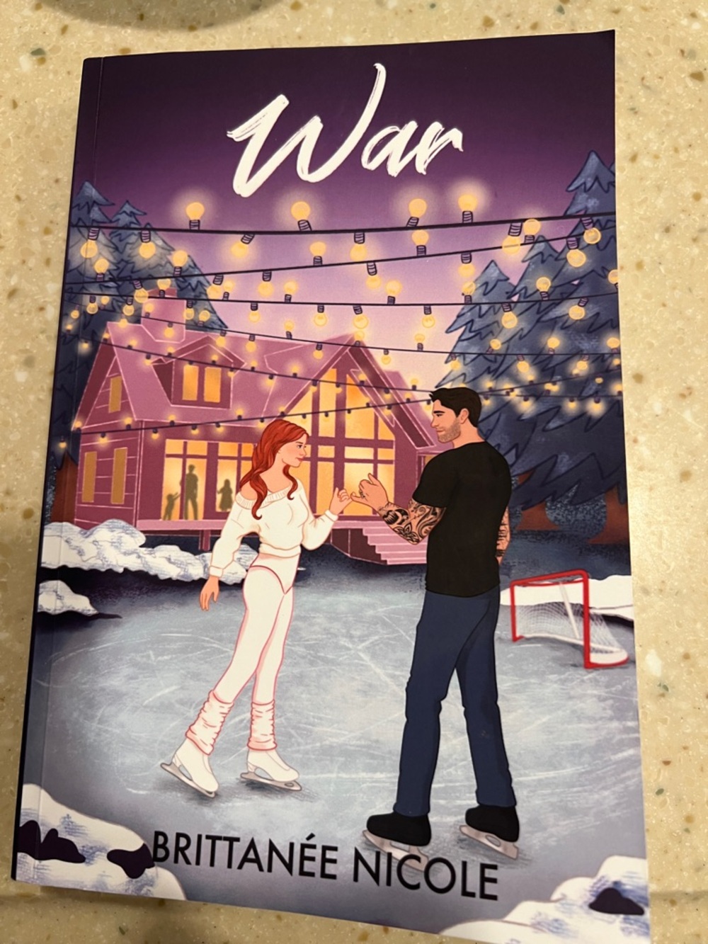 War by Brittanee Nicole - Illustrated Romance Cover, Purple & Pink